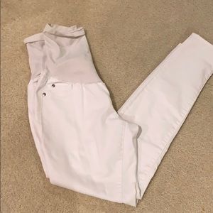 A Pea in Pod White Maternity Jeans